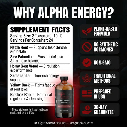 Alpha Energy Extra Strength “Male Tonic”